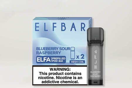 Картридж Elf Bar Elfa (5%, 4 мл) - Blue Sour Raspberry