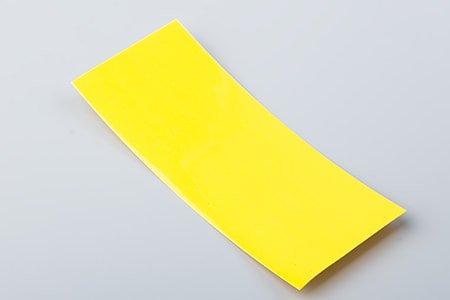 Термоусадка для аккумулятора (7,5 см) - жёлтая