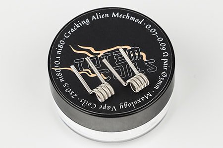 Cracking Alien Mechmod 2x0.5 Ni80/0.1 Ni80 (R 0.07-0.09, ф=3 мм, 2 шт)