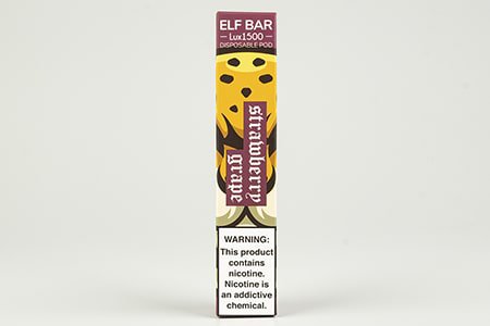 Одноразовая Pod система Elf Bar Lux 1500 Strawberry Grape 50 мг 850 мАч